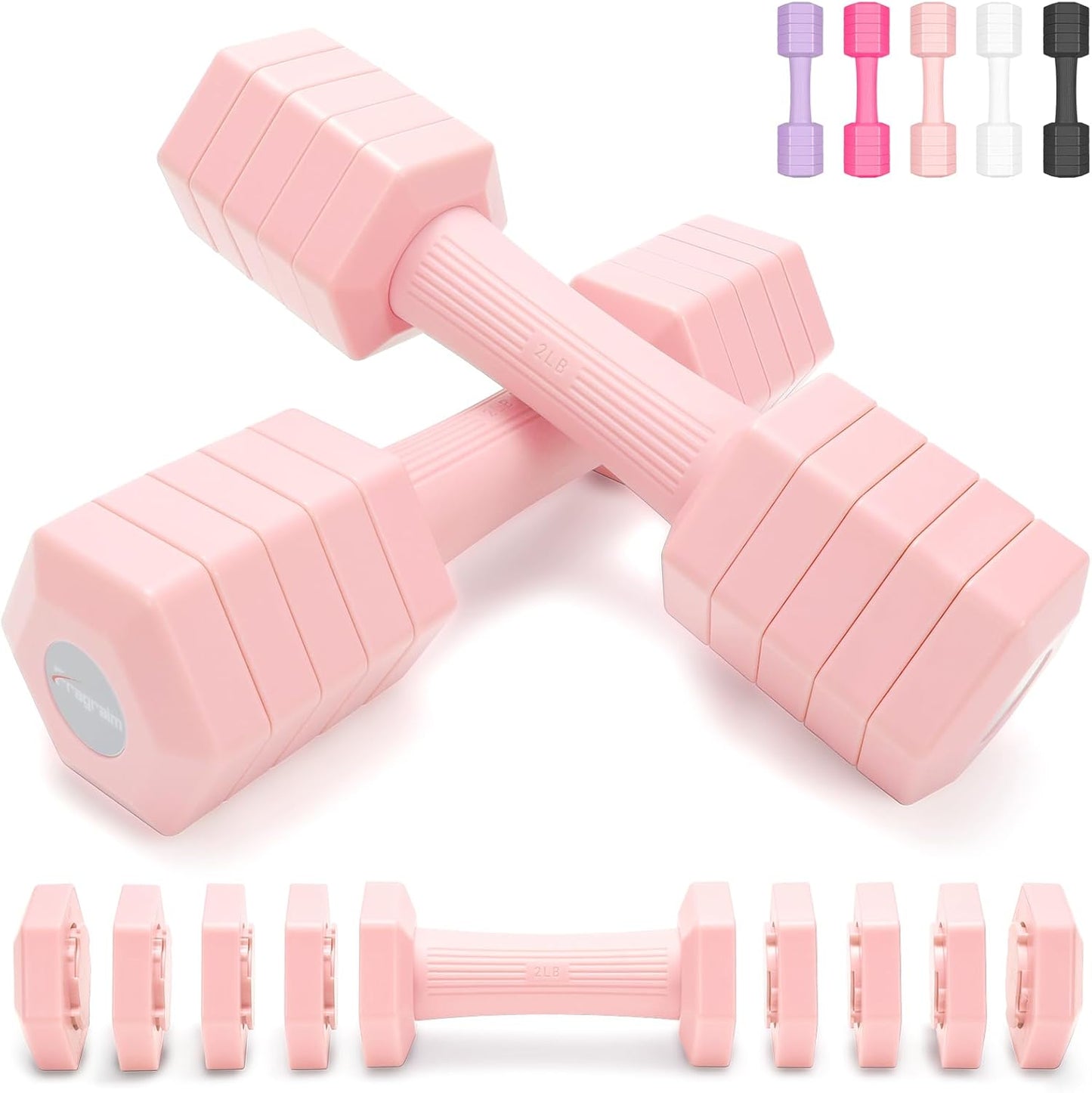 Adjustable Dumbbells Set for Home Gym Exercise Fitness