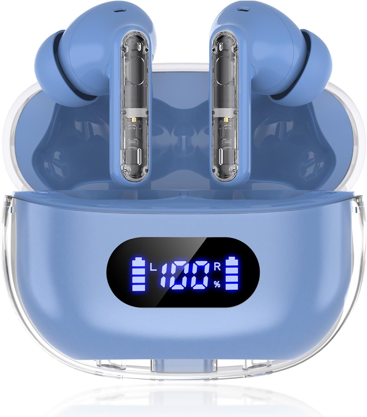 Clear Call Wireless Earbuds - 30H Playtime, IPX7 Waterproof