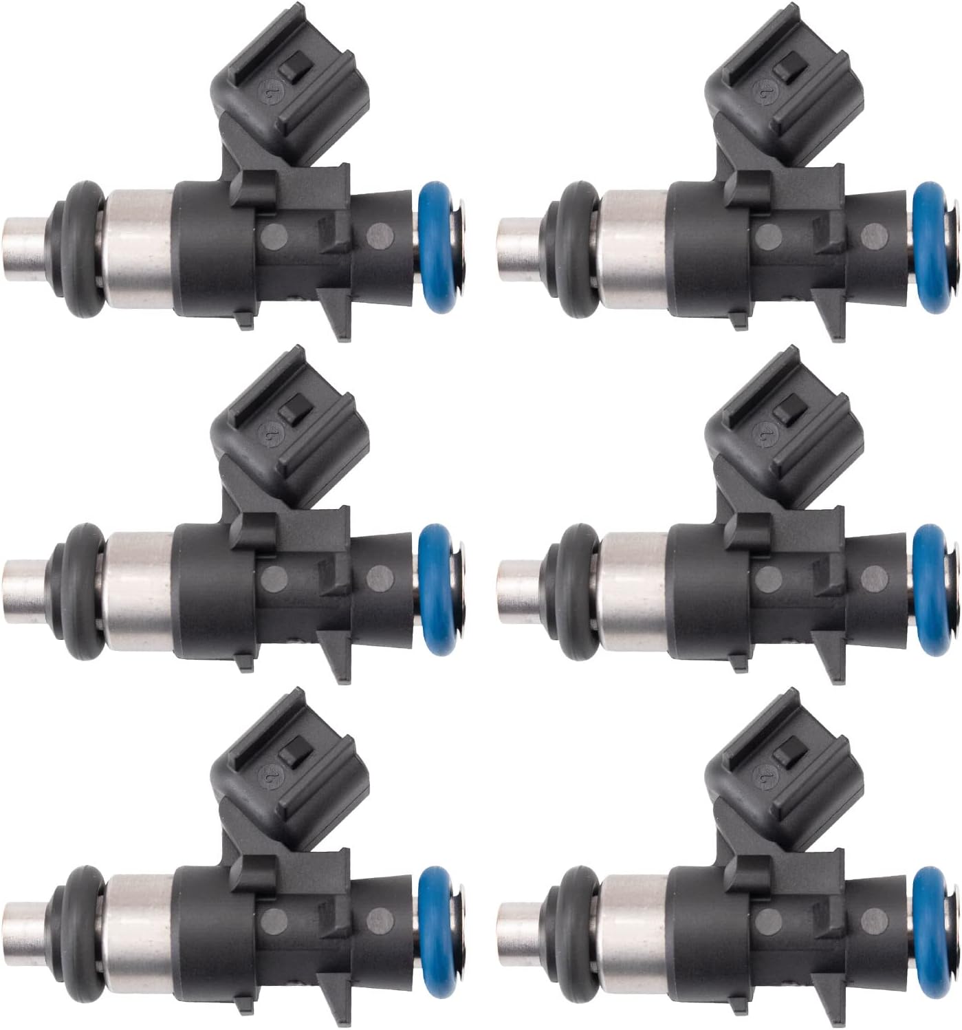 TRQ Fuel Injector Set for Chrysler Dodge Jeep Ram VW Vehicles