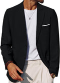 PJ PAUL JONES Mens Casual Sport Coat Two-Button Blazer (Style 1X9M)
