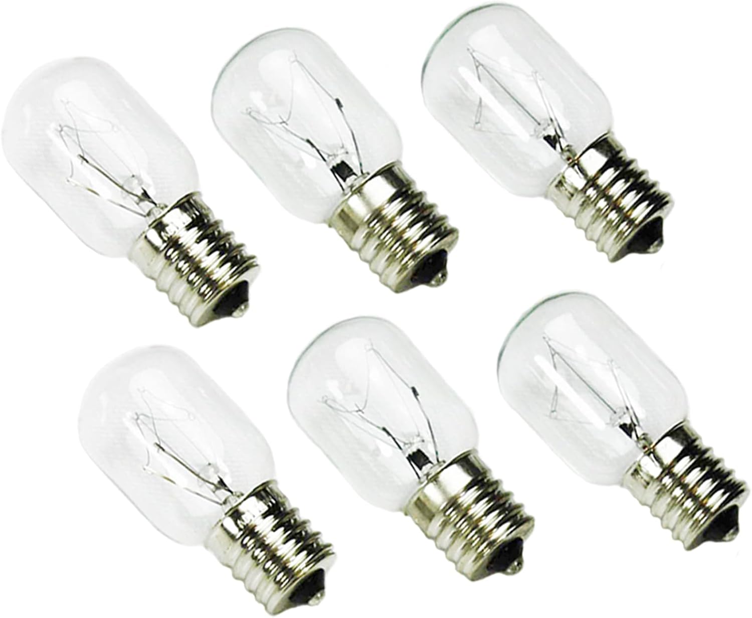 6 Pack Bright Microwave Bulb Set