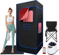 Portable Red Light Steam Sauna Box - Personal Home Spa for Recovery