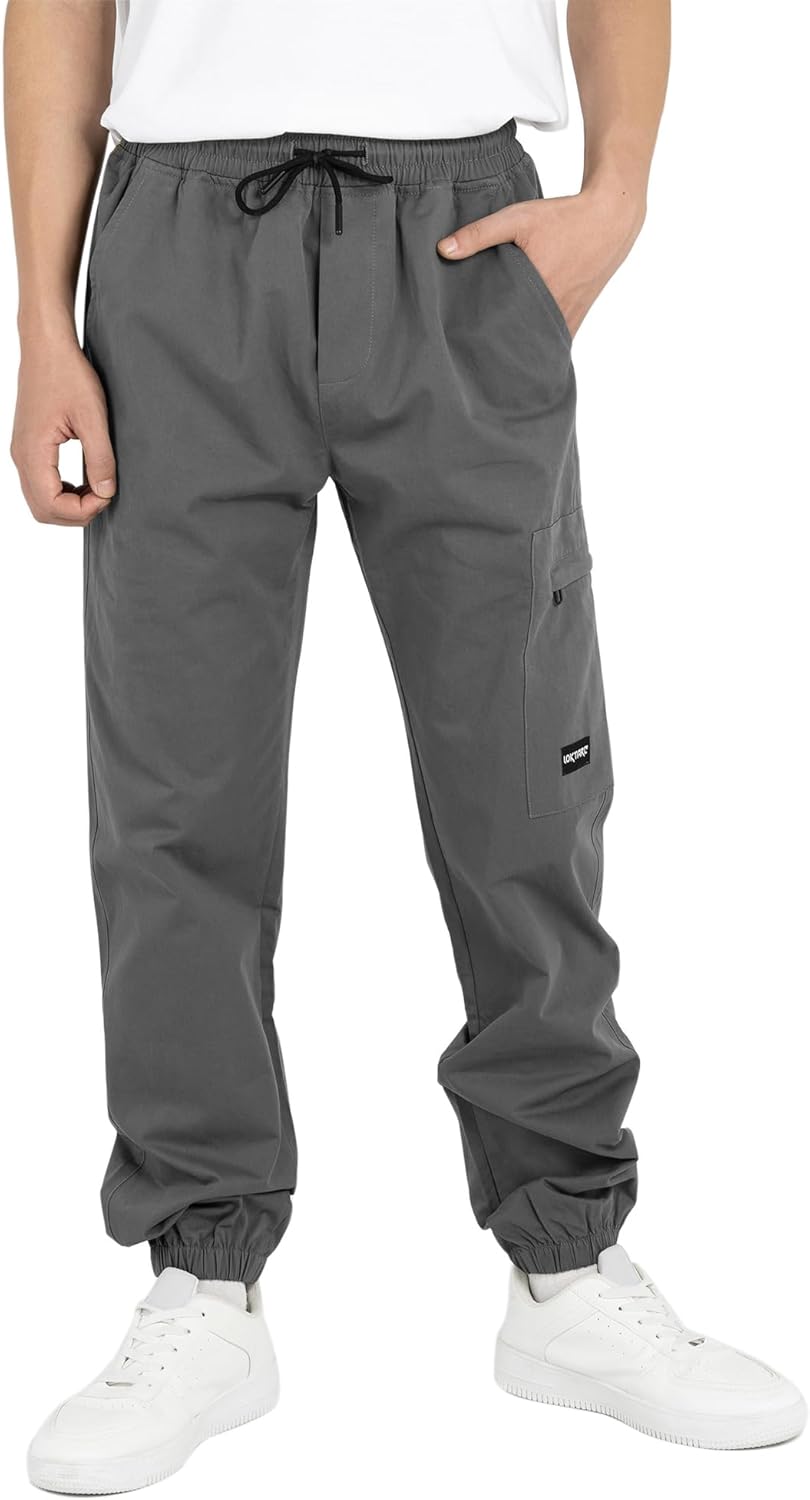 Boys Camo Pants for Active Kids - Comfortable Cargo Joggers