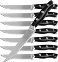 Alata 8-Piece Steak Knives Set for Effortless Slicing and Grip