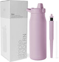 Filtered Water Bottle 34oz Lavender Mist - Insulated Straw Bottle