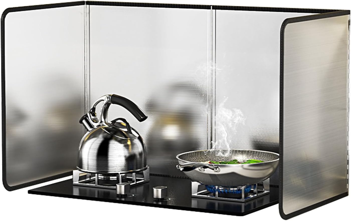 4 Sided Grease Splatter Guard for Kitchen Cooking Protection