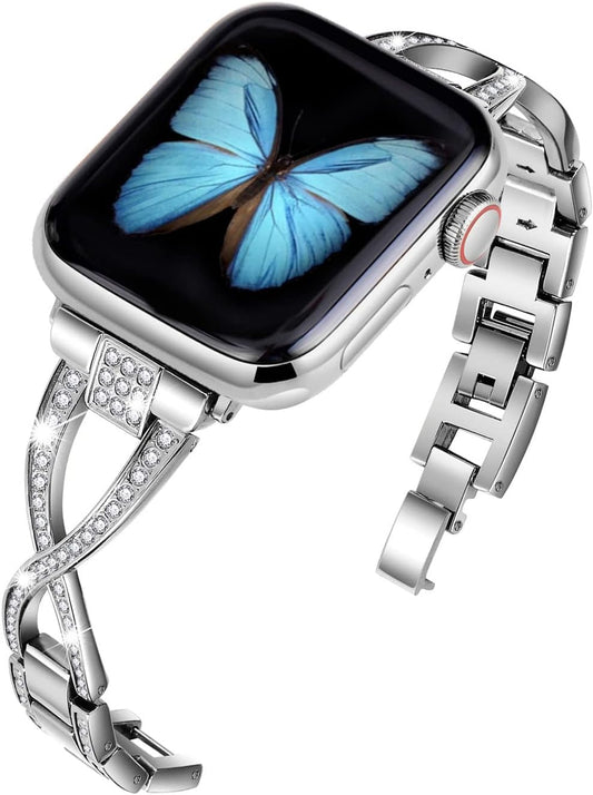 Stylish Bling Metal Band for Apple Watch
