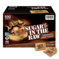 Raw Natural Cane Brown Sugar Turbinado Packets - 500 Count