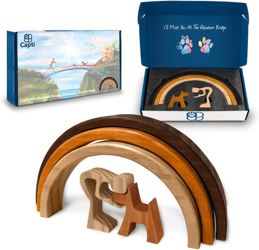 Capti Rainbow Bridge Memorial Gifts for Pet Loss Sympathy