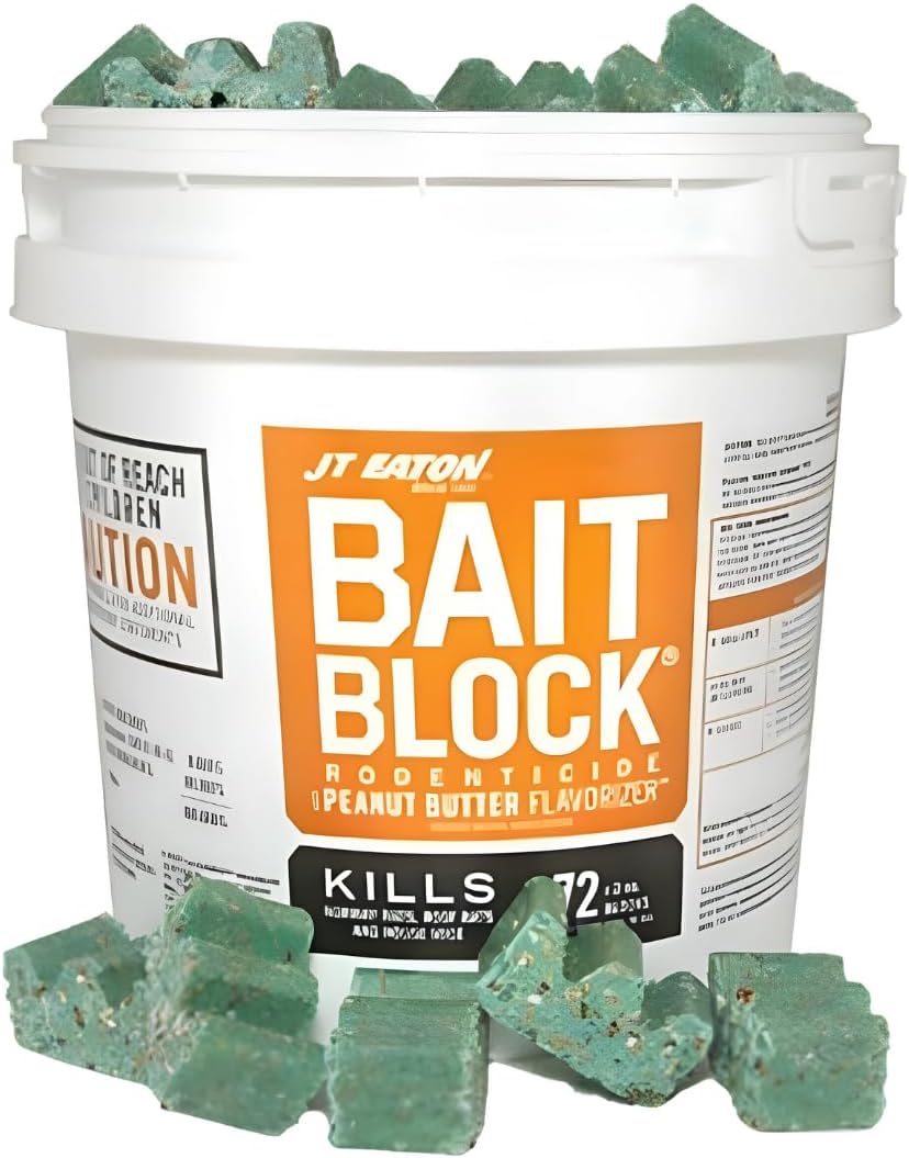 JT Eaton Bait Block Rodenticide for Effective Rodent Control