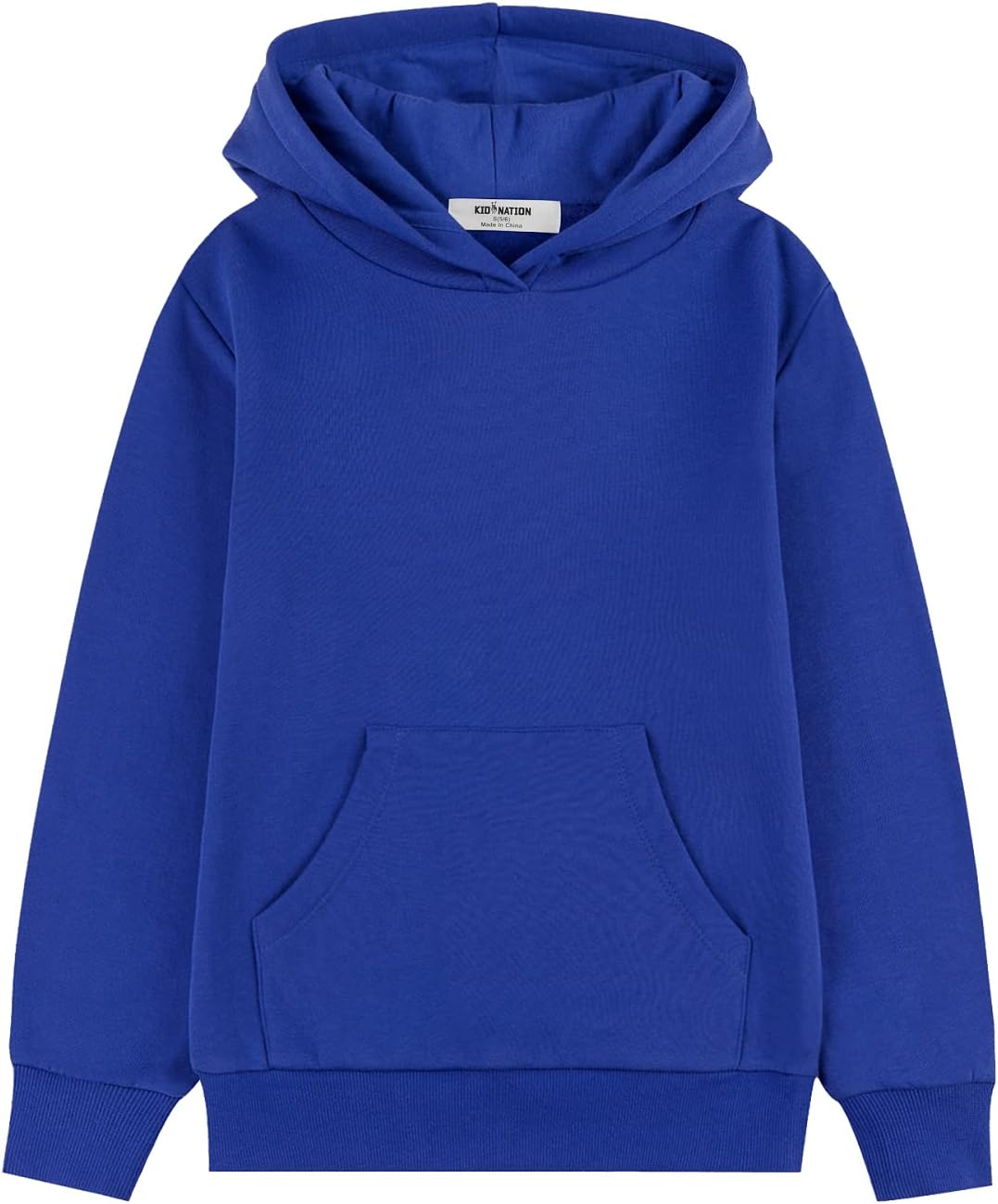 Kid Nation Kids' Soft Brushed Fleece Pullover Hoodie for All