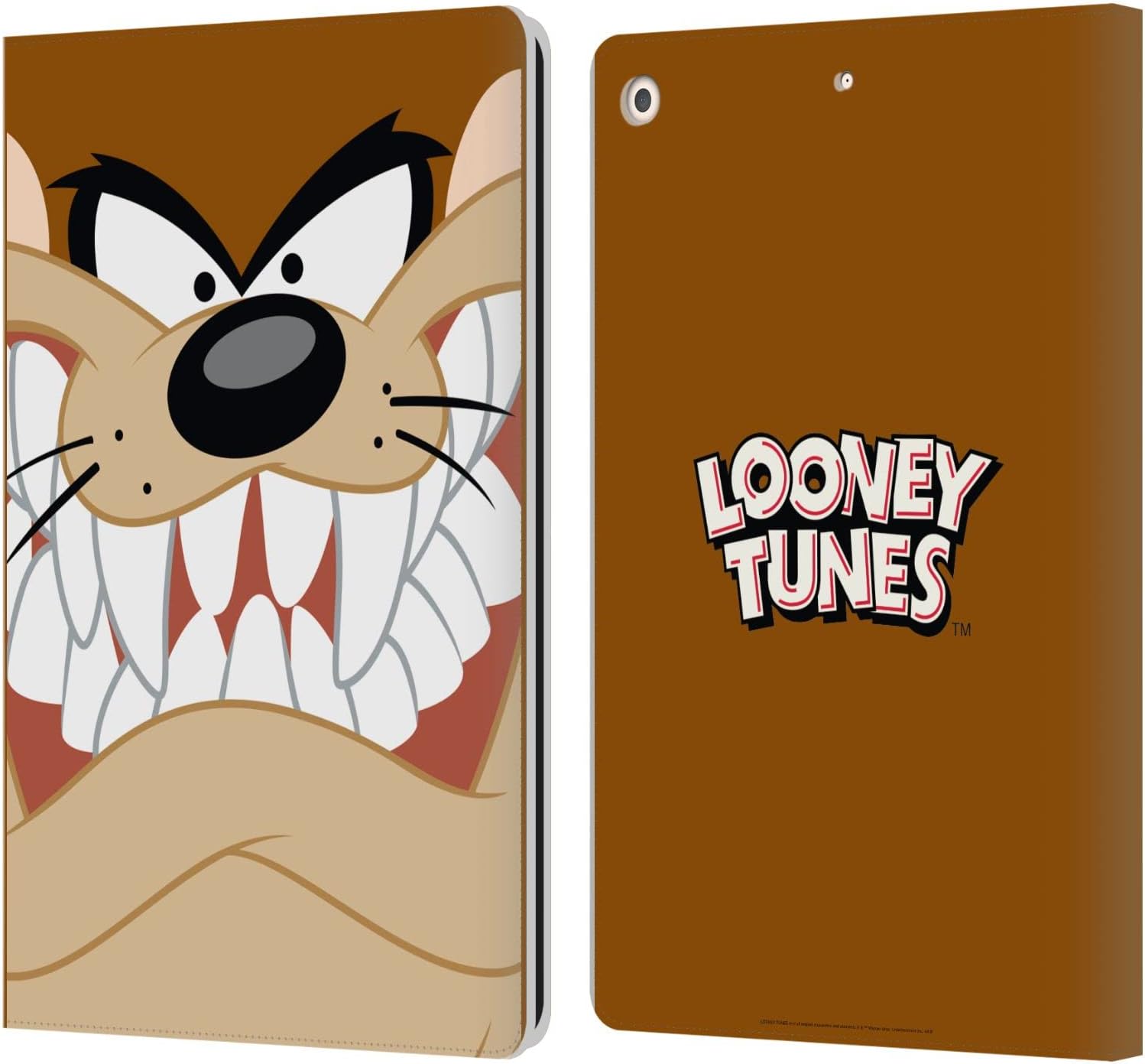 Looney Tunes Tasmanian Devil Leather Wallet Case for iPad 10.2