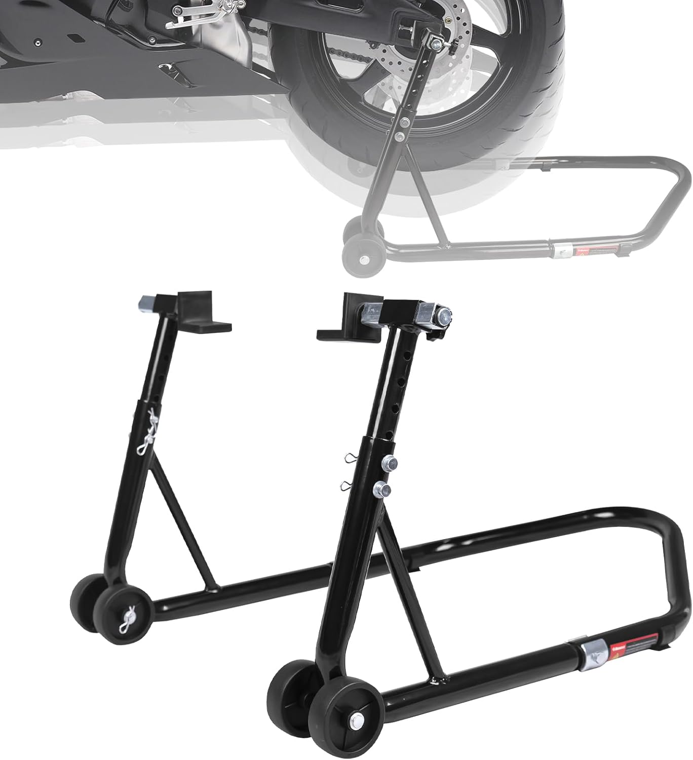 Donext Motorcycle Stand 850LB Adjustable Rear Wheel Lift Stands