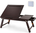 Nnewvante Laptop Desk Adjustable Lap Desk Bed Tray Table - Tilt