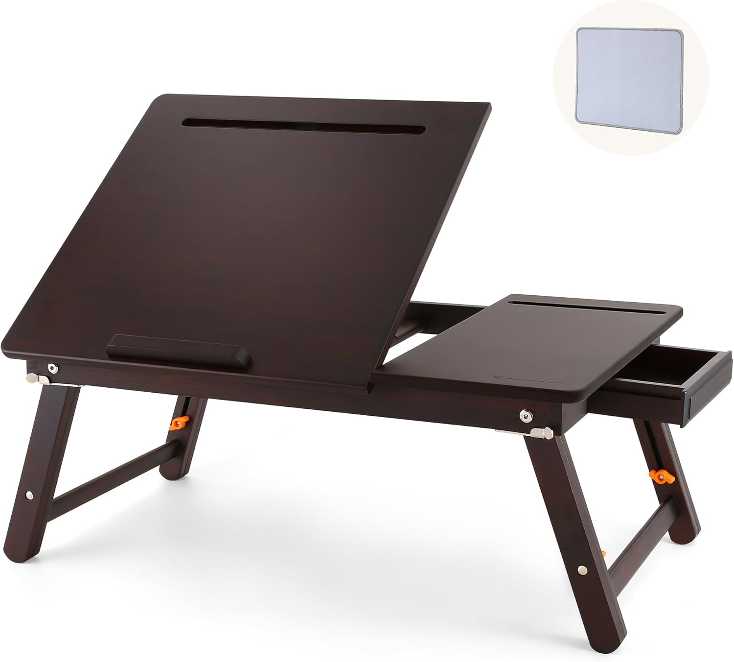 Nnewvante Adjustable Laptop Desk for Bed and Floor Use