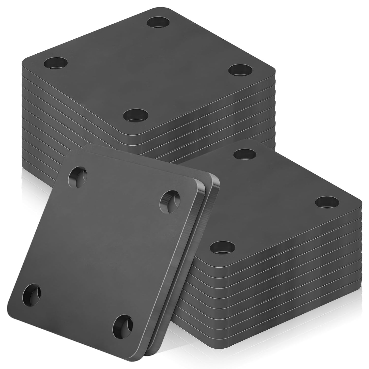 Rocaris 20 Pcs 3 3 3/16 Inch A36 Steel Plate for Construction