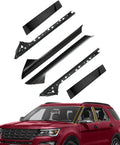 Windshield Trim Molding A & B-Pillar Set Compatible with 2011-2016