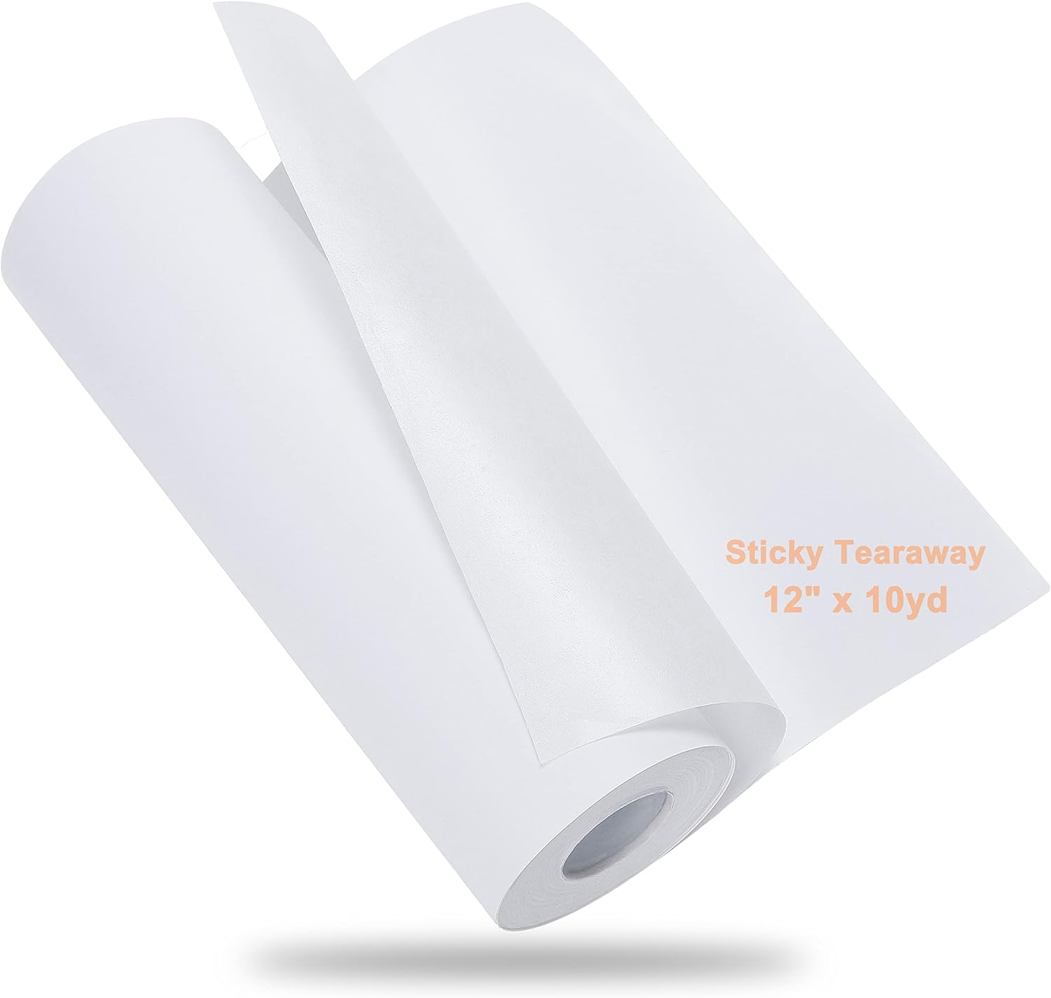 Sticky Self-Adhesive Embroidery Stabilizer - Medium Weight, 12x10Yd