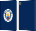 Manchester City FC Obsidian Leather Wallet Case for iPad Pro