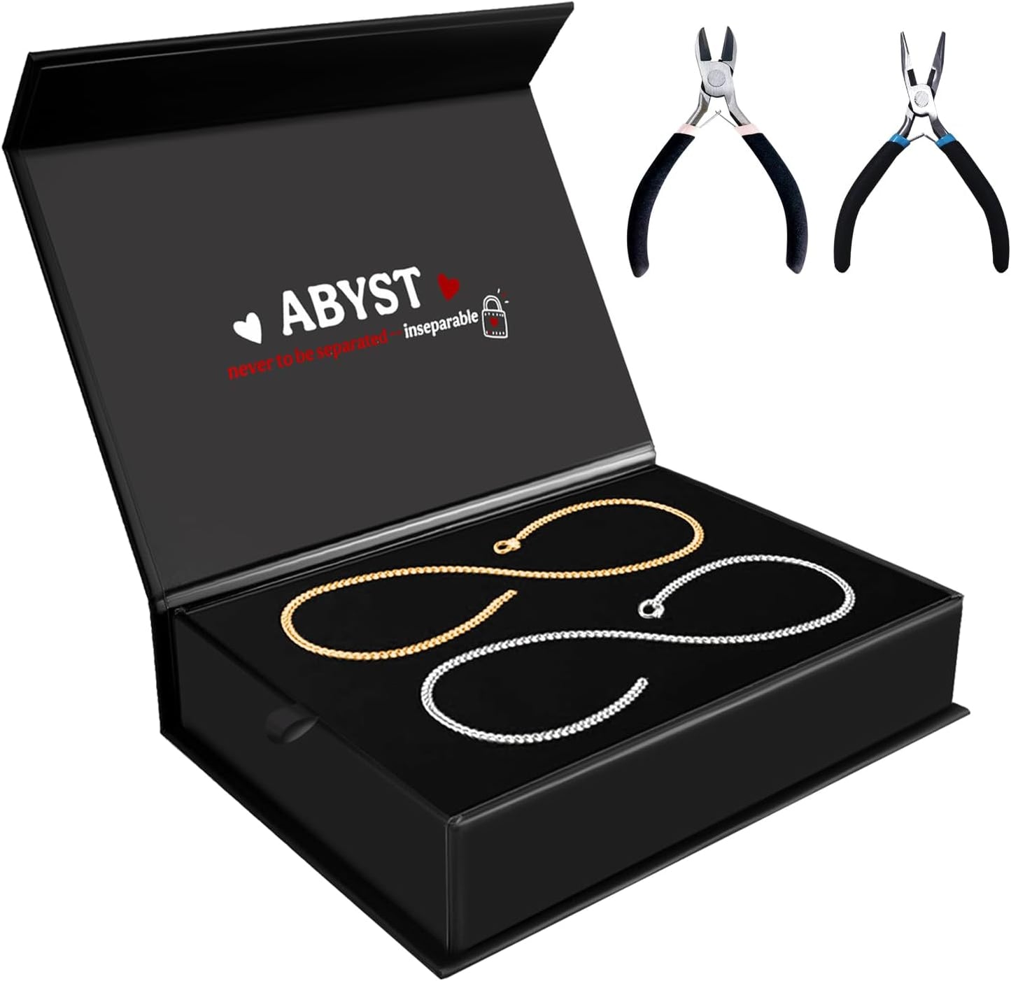 ABYST Permanent Bracelet Kit for Couples - DIY Infinity Jewelry