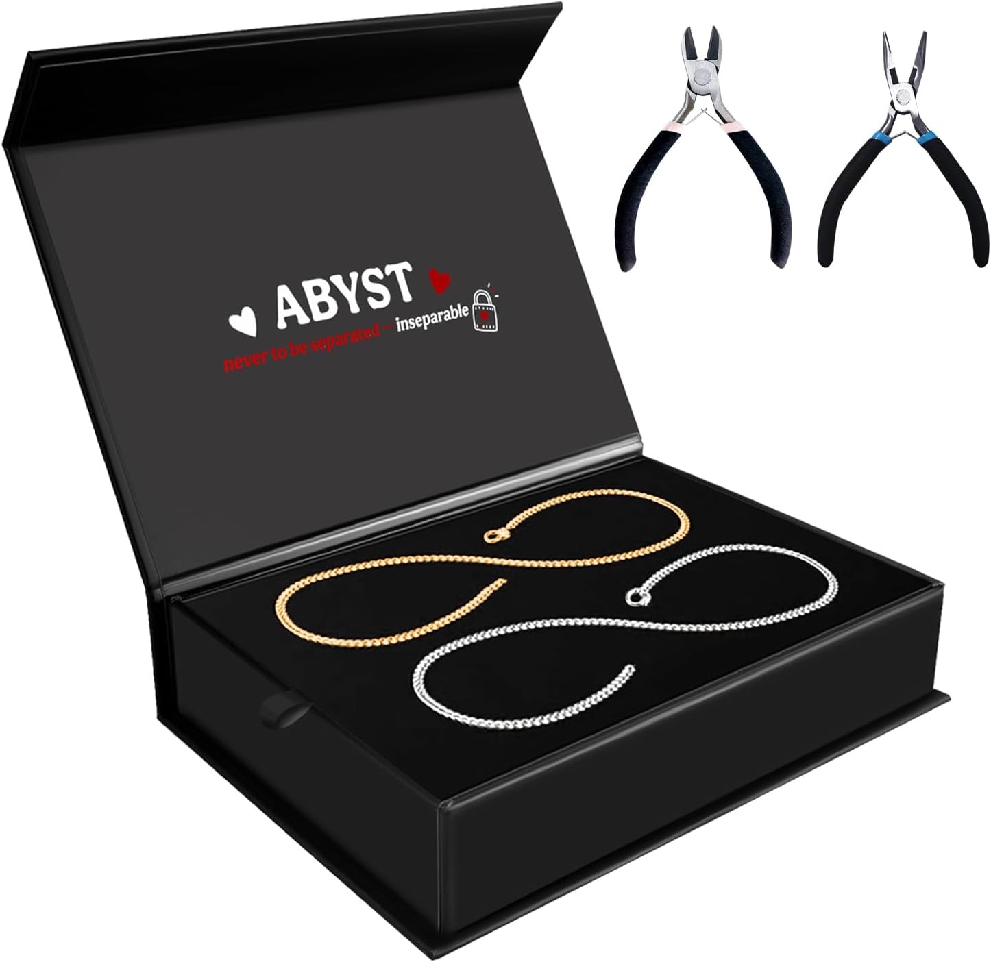 ABYST Permanent Bracelet Kit for Couples - DIY Infinity Jewelry