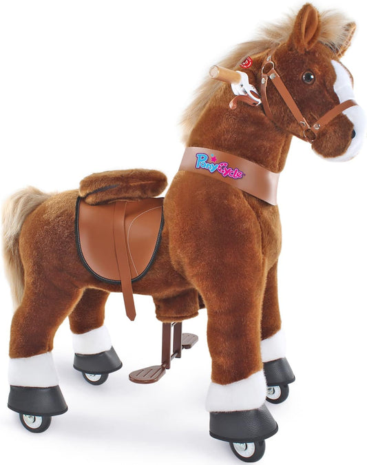 PonyCycle Kids Ride on Horse for Fun and Exercise Indoors Outdoors