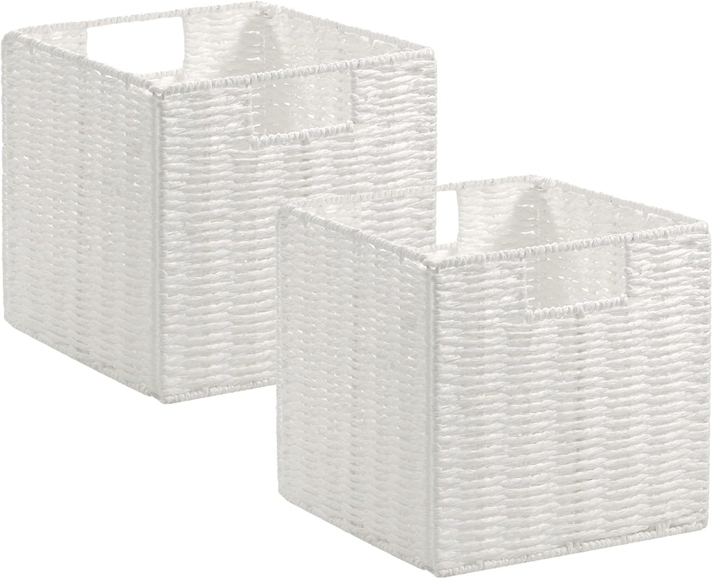 Vagusicc Wicker Storage Basket Set for Organizing and Decor