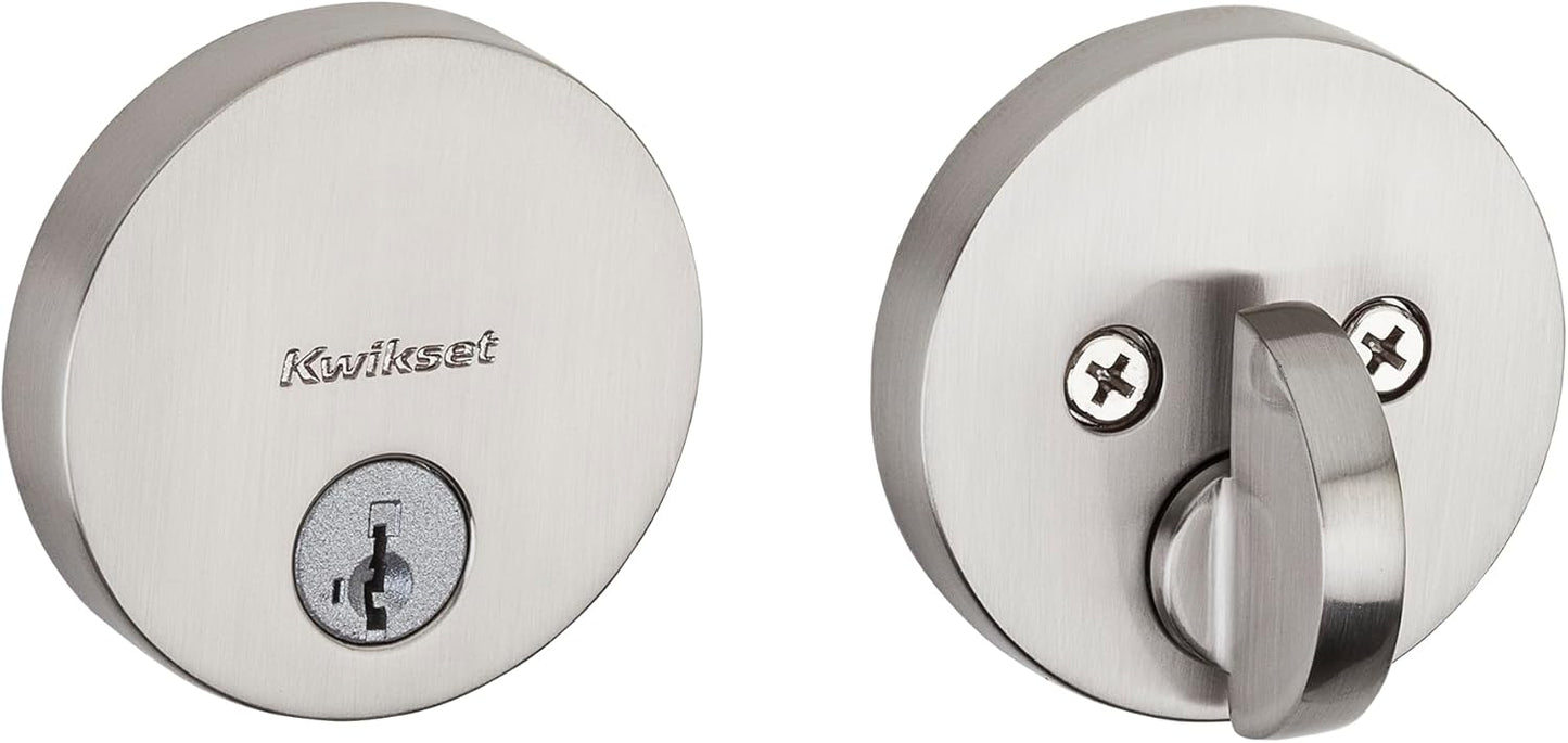 Kwikset Uptown Deadbolt Lock with SmartKey Security Features
