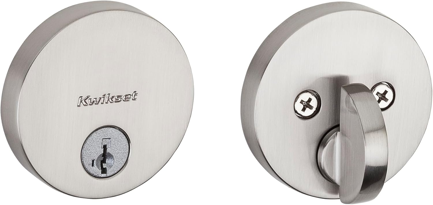 Kwikset Uptown Deadbolt Lock with SmartKey Security Features