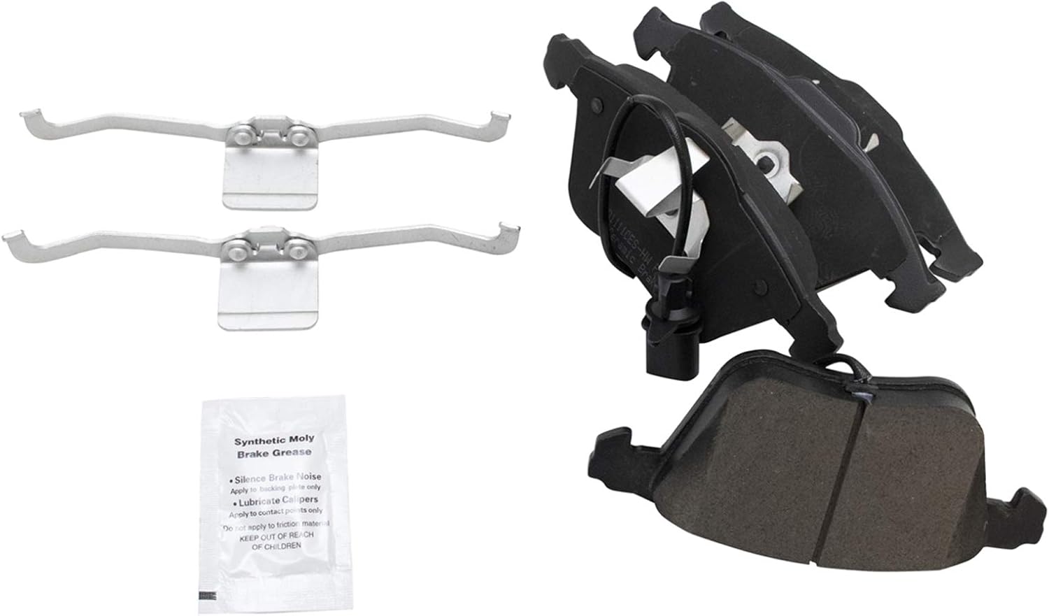 TRQ Front Brake Pads Ceramic for Audi A4 A6 S4 Volkswagen CC