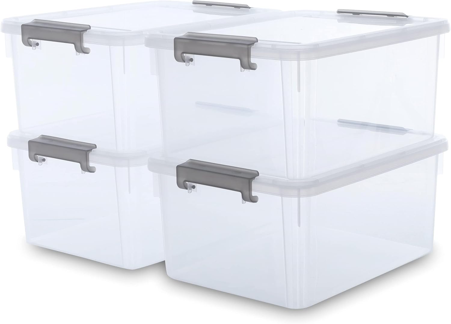 Citylife 17 QT Plastic Storage Bins for Organizing Your Space