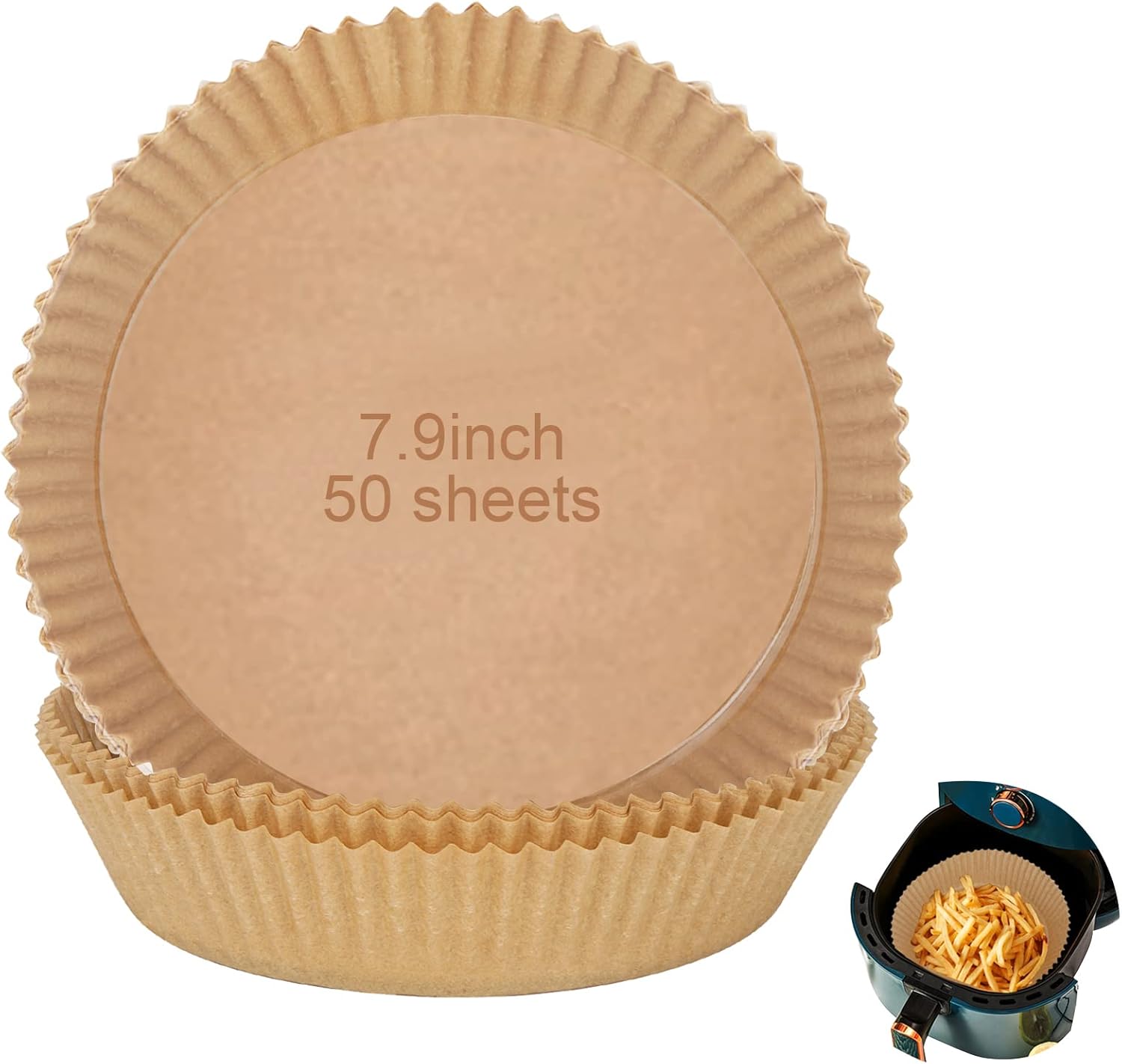 Evmliy 7.9In Air Fryer Liners: Non-Stick & Oil-Proof!