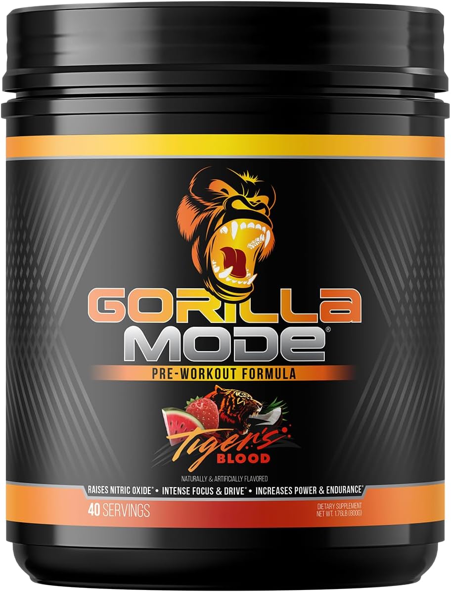Gorilla Mind Pre Workout for Massive Pumps and Laser Focus