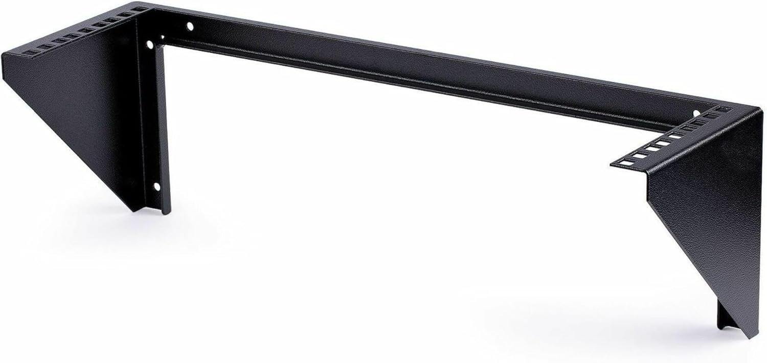 3U Wall Mount Vertical Rack Bracket for Data and AV Equipment