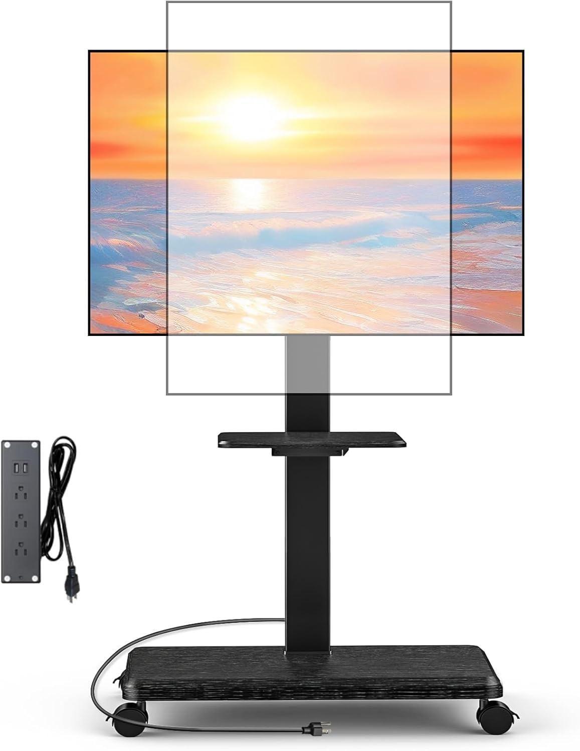 Tilt & Roll TV Stand: Portrait to Landscape!