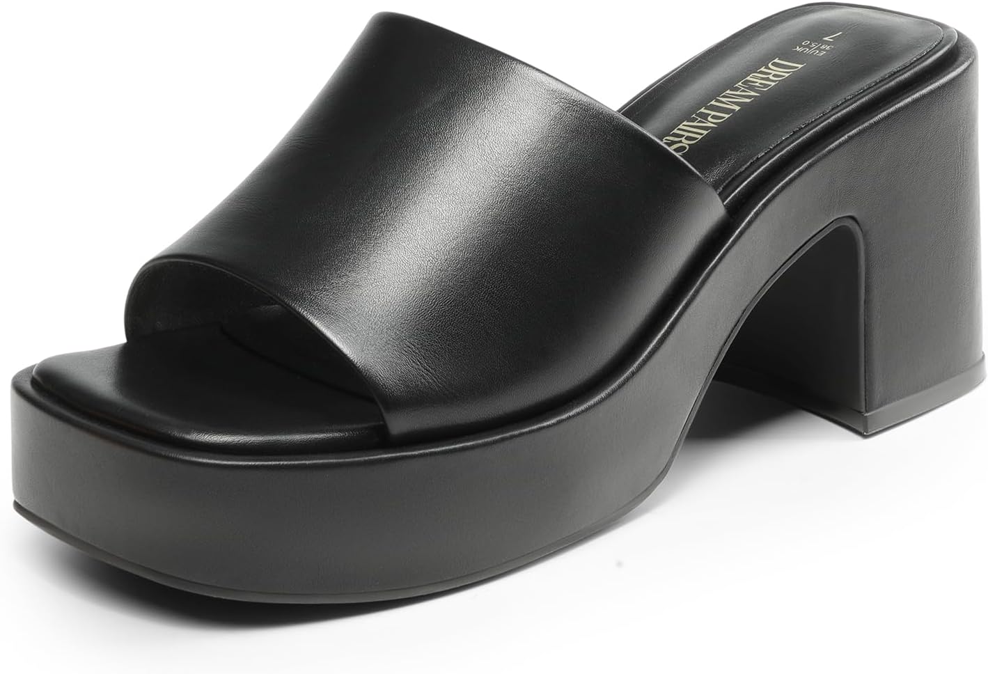 DREAM PAIRS High Chunky Platform Heels for Women Fashion Comfort
