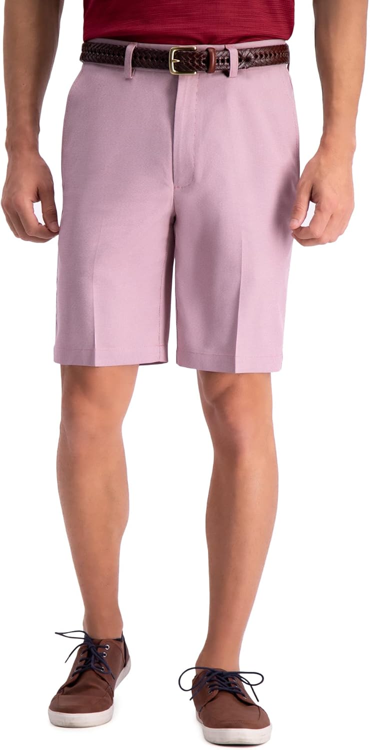 Haggar Men's Cool 18 Pro Golf Shorts with 4-Way Stretch Comfort