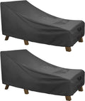 Waterproof Patio Lounge Chair Cover 68L x 30W x 30H in - Heavy Duty