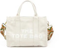 Canvas Tote Bag for Women - Versatile Everyday Shoulder & Crossbody
