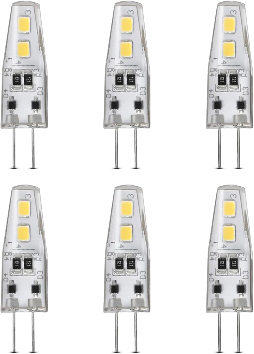 Feit Electric G4 LED Bulb Dimmable 10 Watt Equivalent 6 Pack