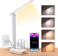 3-Outlet Power Strip with LED Desk Lamp - Brighten Your Workspace!