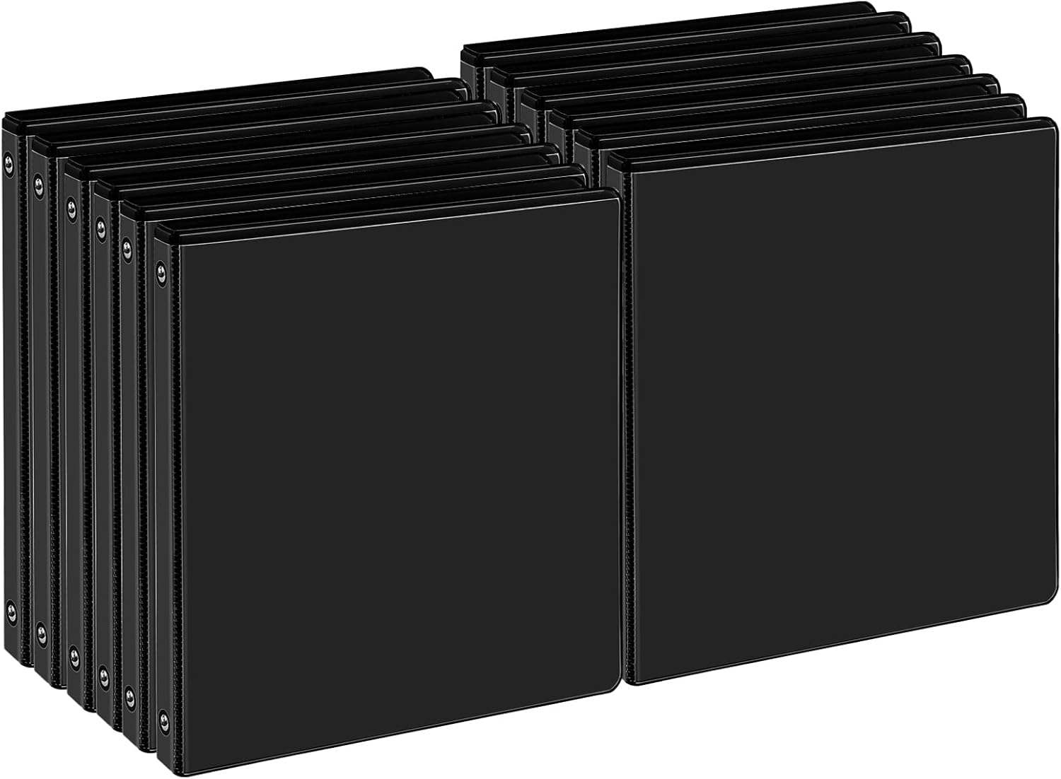 0.5-inch 3-Ring Binder Pack of 12 for Home and Office Use