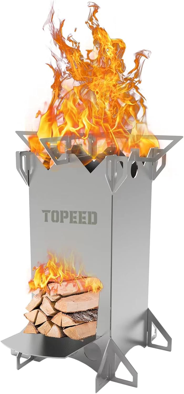 FITHIKE Portable Rocket Stove - Efficient Outdoor Cooking