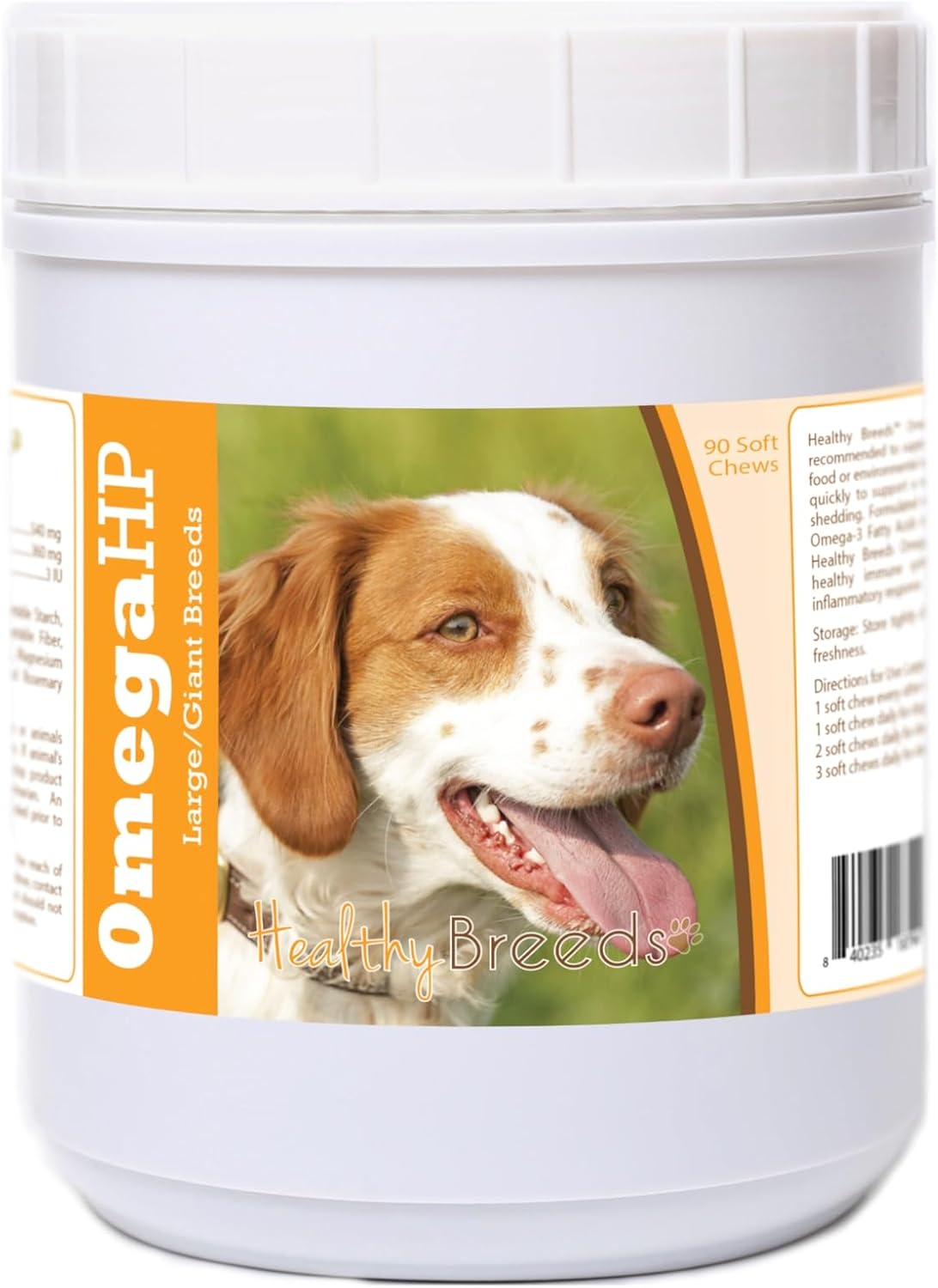 Healthy Breeds Brittany Omega HP Fatty Acid Chews for Dogs