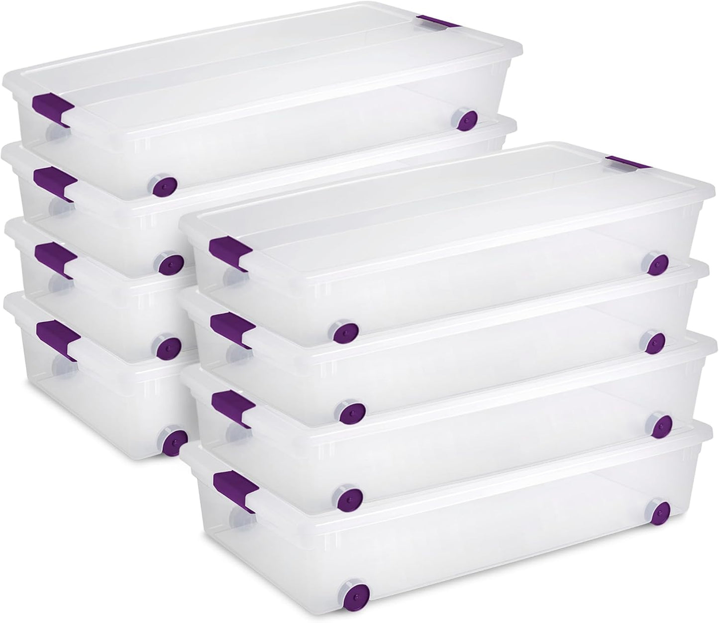 Sterilite 60 Quart ClearView Latch Box for Home Storage Needs