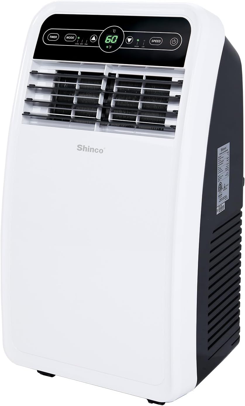Shinco 8,000 BTU Portable Air Conditioner: Stay Cool Anywhere!
