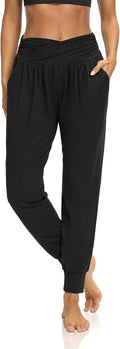 DIBAOLONG Women's Comfy Yoga Sweatpants with Pockets