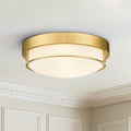 12 inch Flush Mount Light Fixture 2-Light Modern Ceiling Light