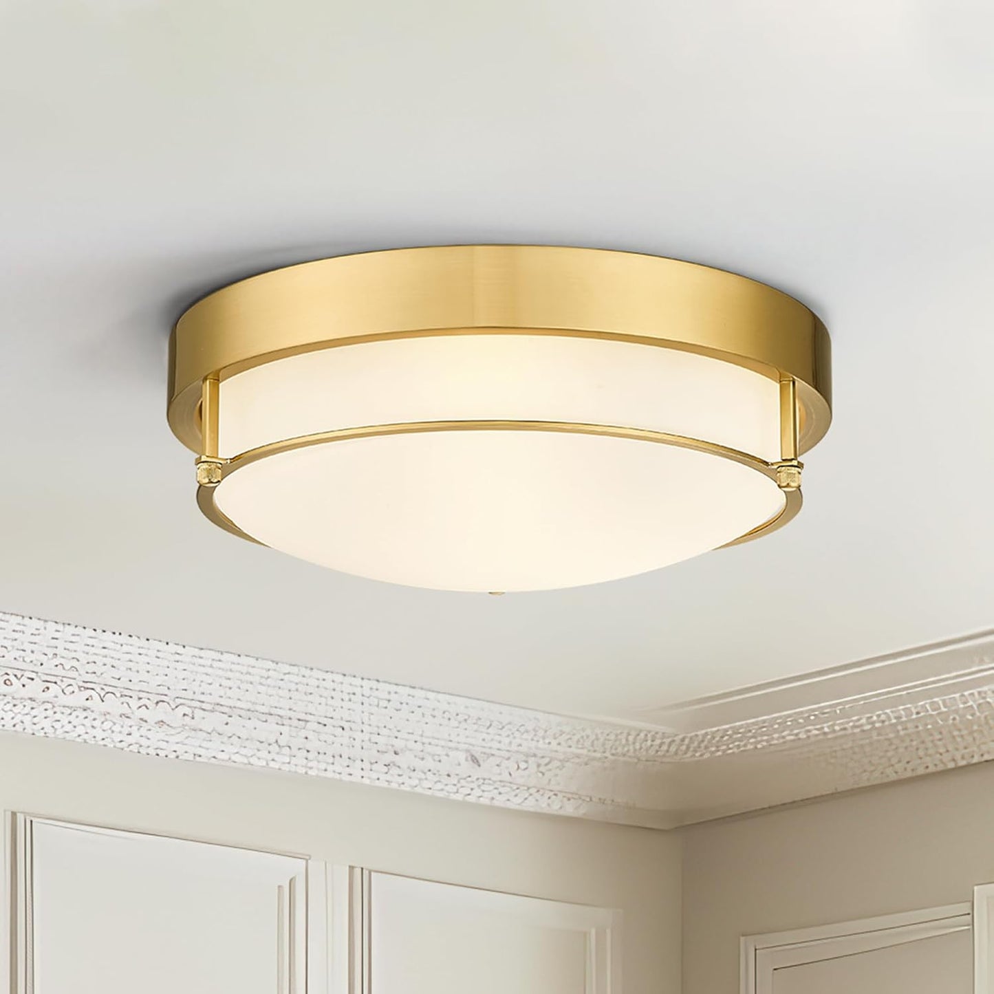12 inch Flush Mount Light Fixture for Modern Home Decor