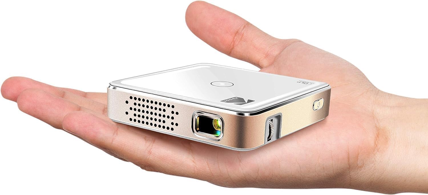 Kodak Ultra Mini Portable Projector - HD 1080p Rechargeable - Perfect for On-the-Go Entertainment!